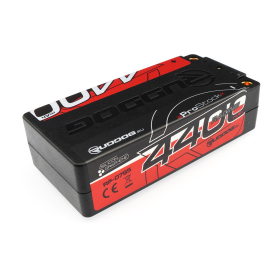 RUDDOG Racing ProStock 4400mAh 150C/75C 7.4V Short Stick Pack LiPo Battery