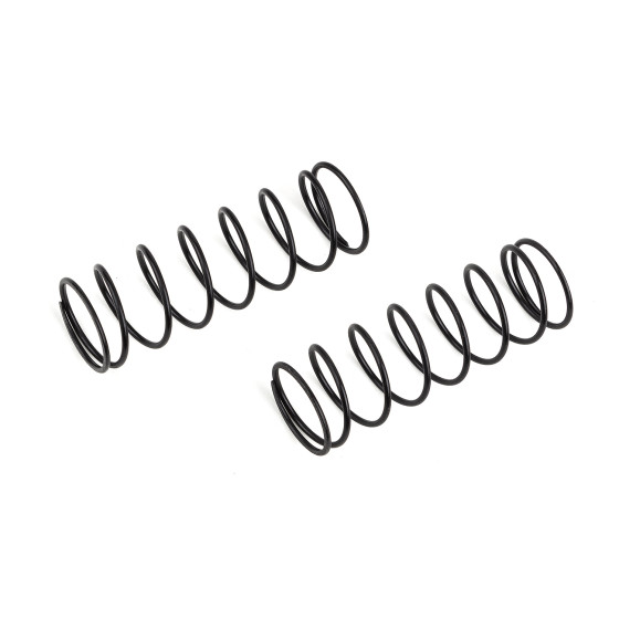 Team Associated 16mm Front Springs, black 4.65 lb/in, L68, 8.25T, 1.5D