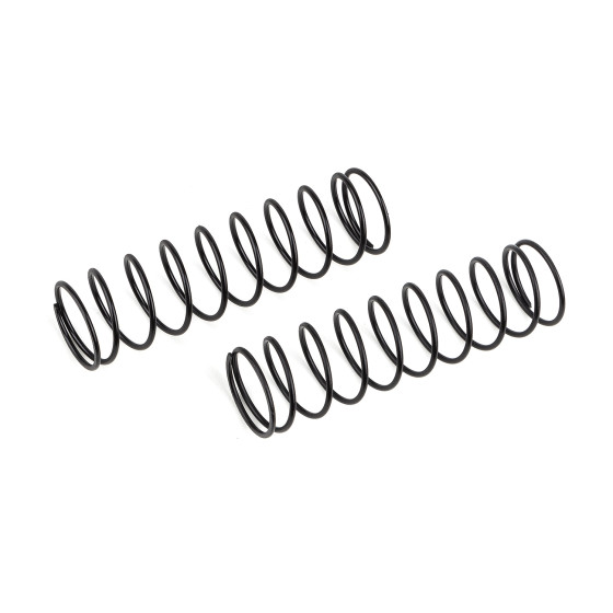 Team Associated 16mm Rear Springs, black 3.50 lb/in, L83, 10.25T, 1.5D