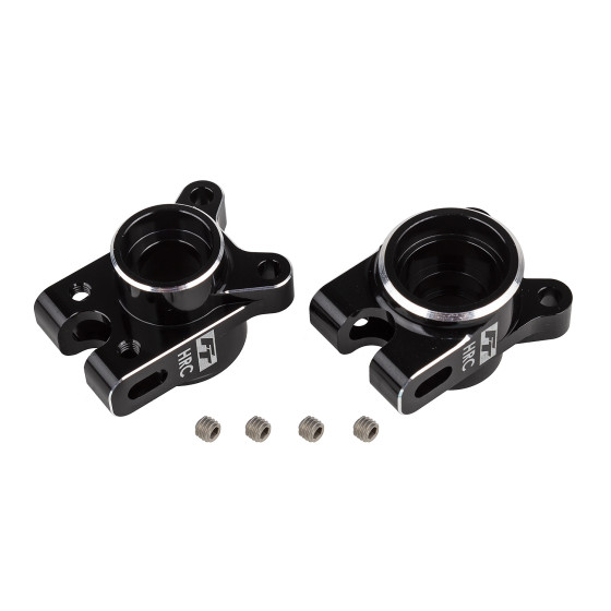 Team Associated RC10B7 FT Rear Hub Set, HRC, black