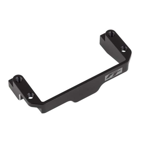 Team Associated RC10B7 FT One-Piece Servo Mount, black aluminum