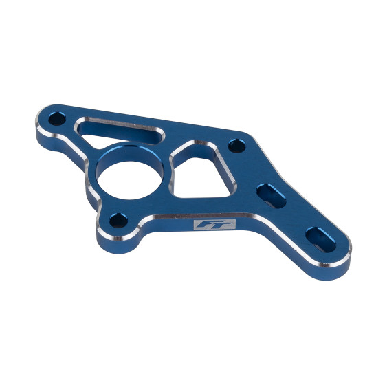 Team Associated RC10B7 FT Motor Mount, blue aluminum