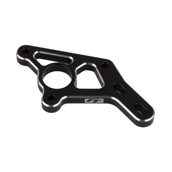 Team Associated RC10B7 FT Motor Mount, black aluminum