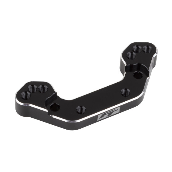 Team Associated RC10B7 FT Ballstud Mount, +2mm, black aluminum