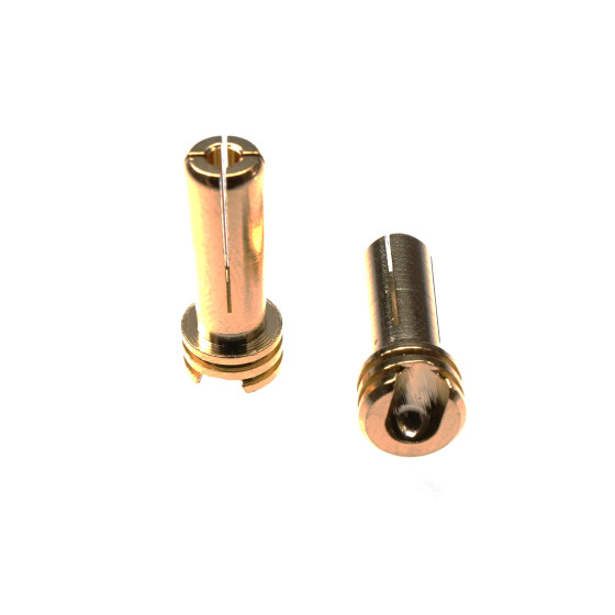 RUDDOG 5mm Gold Low Cooling Head Bullet Plugs (2pcs)