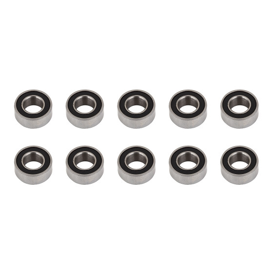 Team Associated Clutch Bearings, 5x10x4mm, rubber sealed