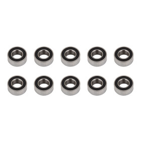 Team Associated Clutch Bearings, 5x10x4mm, rubber sealed