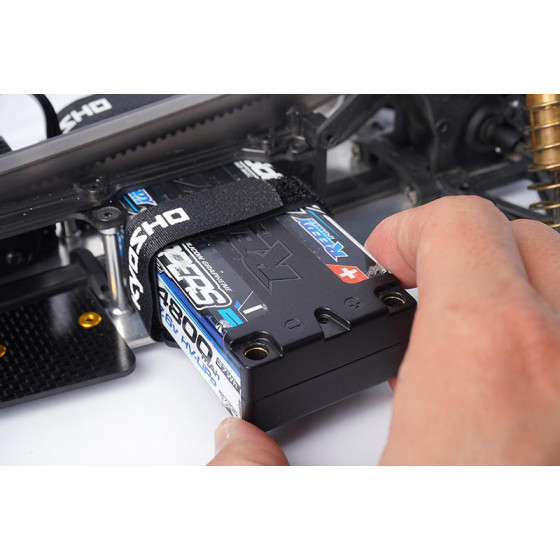 Koswork Kyosho Mid Optima 2022 Carbon Shorty Lipo Battery Mount Set