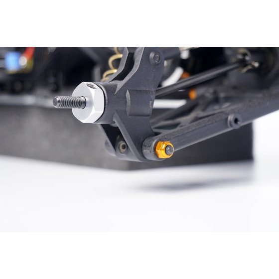 Koswork Kyosho Rear Outter (for 3x30mm) Hardened Hinge Pin/Suspension Shaft (2) Mid/Turbo/Optima/Javelin/Ultima