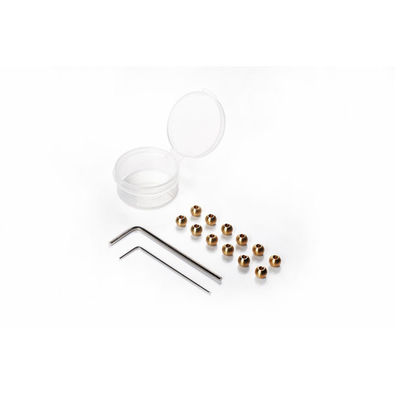 Koswork Kyosho 4.8mm Mini-Z 4x4 Weight Brass Ball (12)