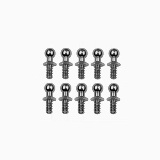 Team Associated RC10 Ballstud Set .20, silver