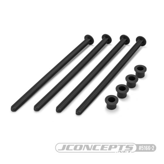 JConcepts - 1/8th truck off-road tire stick - holds 4 mounted tires (black) - 4pc.