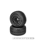 JConcepts Choppers - pre-mounted on JC #3450B wheels (Fits - Traxxas Sledge / Kraton 6s)