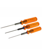 MIP Hex Driver Ball Wrench Set Gen 2, Metric (3), 2.0mm, 2.5mm, & 3.0mm