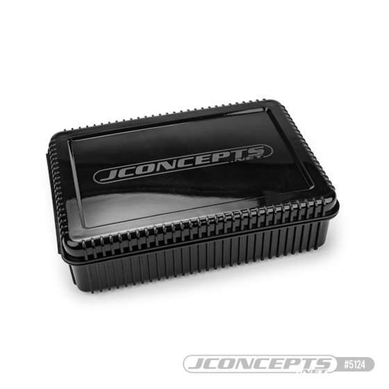 JConcepts 1:8th double decker spring box w/foam inserts - black