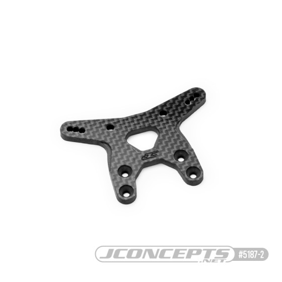 JConcepts RC10B7 carbon fiber front shock tower - black