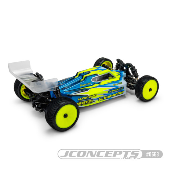 JConcepts S15 - Schumacher Cat L1R body w/ carpet | turf | dirt wing