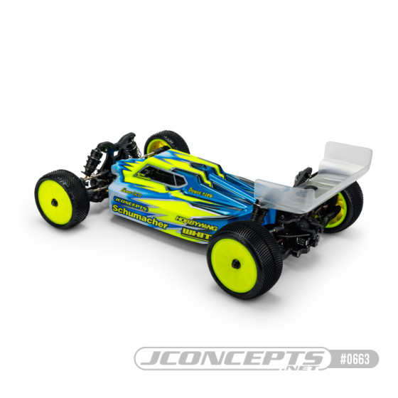 JConcepts S15 - Schumacher Cat L1R body w/ carpet | turf | dirt wing