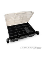 JConcepts parts box, black / smoke gray