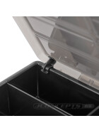 JConcepts tool box w/upper storage, black / smoke gray