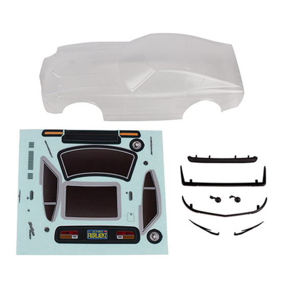 Team Associated SR27 Datsun 240Z Body Set, clear