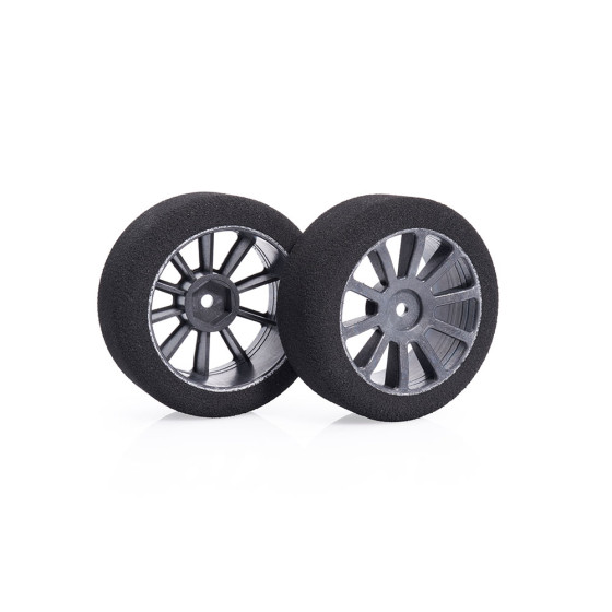 Matrix 1/10 Front AIR Carbon 35 Shore RC Model Tires (26mm | 62mm | 35sh)