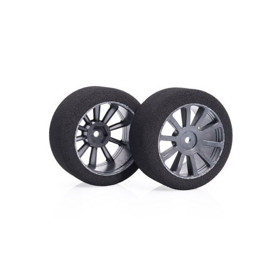 Matrix 1/10 Rear AIR Carbon 37 Shore RC Model Tires (26mm | 64mm | 37sh)