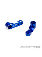 JConcepts RC10B7 aluminum steering bell cranks (Fits - JC assembly #5209) - blue