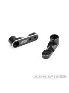 JConcepts RC10B7 aluminum steering bell cranks (Fits - JC assembly #5209) - black