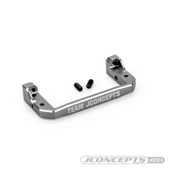 JConcepts RC10, RC10T, RC10GT servo mount bracket, gun metal