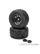JConcepts G-Locs - X-Maxx, XRT tire, Platinum compound - pre-mounted on #3425B JConcepts wheels