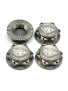 RC-Project 17mm Serrated Wheel Nut (Gray | 4pcs)