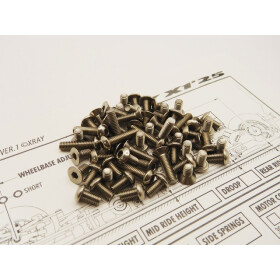 Hiro Seiko X125 Titanium Hex Socket Screw Set