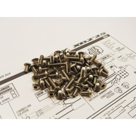 Hiro Seiko XB2C/D25 Titanium Hex Socket Screw Set