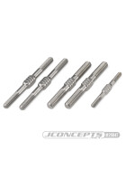 Jconcepts Mugen MBX-8 Fin Titanium turnbuckle set - 5pc.