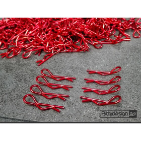 Bittydesign Body Clips Kit 8pcs Red