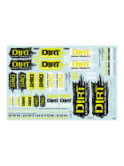 Jconcepts Dirt Racing Products - decal sheet