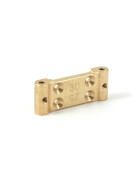 Revolution Design RB7 / RB6 Front Suspension Block Brass 32g