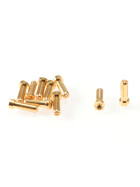 RUDDOG 5mm Gold Plug Male (10pcs)