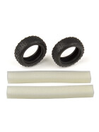 Team Associated Narrow Mini Pin Tires, with inserts