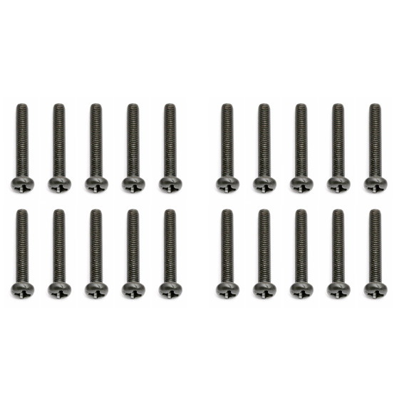 Team Associated Screws, 3x20 mm BHPS