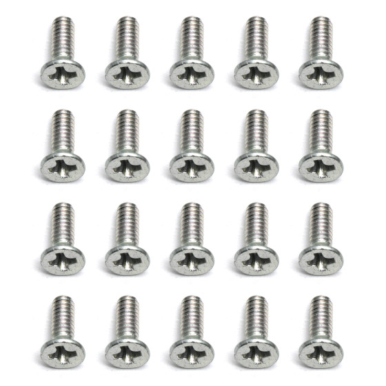 Team Associated Screws, 2x6 mm FHPS