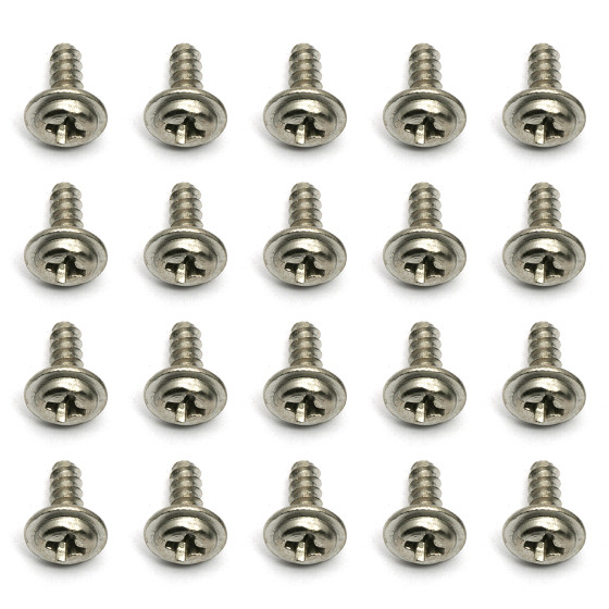 Team Associated Tapped Screws, 3x8 mm BHPTS