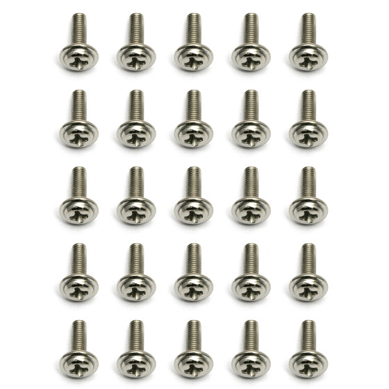 Team Associated Tapped Screws, 3x10 mm BHPTS