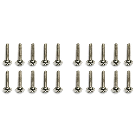 Team Associated Tapped Screws, 3x18 mm BHPTS