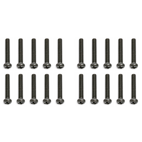 Team Associated Screws, 3x18 mm BHPS