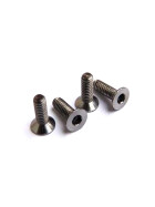 Hiro Seiko Titan64 Hex Socket Flat Head Screw M2x8 (4pcs)