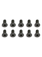 Team Associated Screws, 2.5x0.45x6 in FHCS