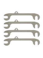 Team Associated RC12R6 Front Ride Height Shims, steel