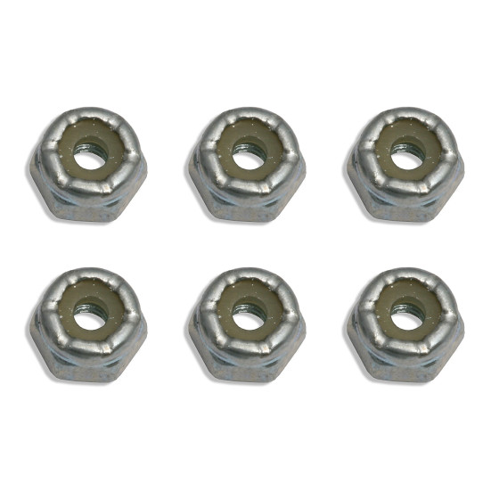 Team Associated Steel Locknuts, 4-40